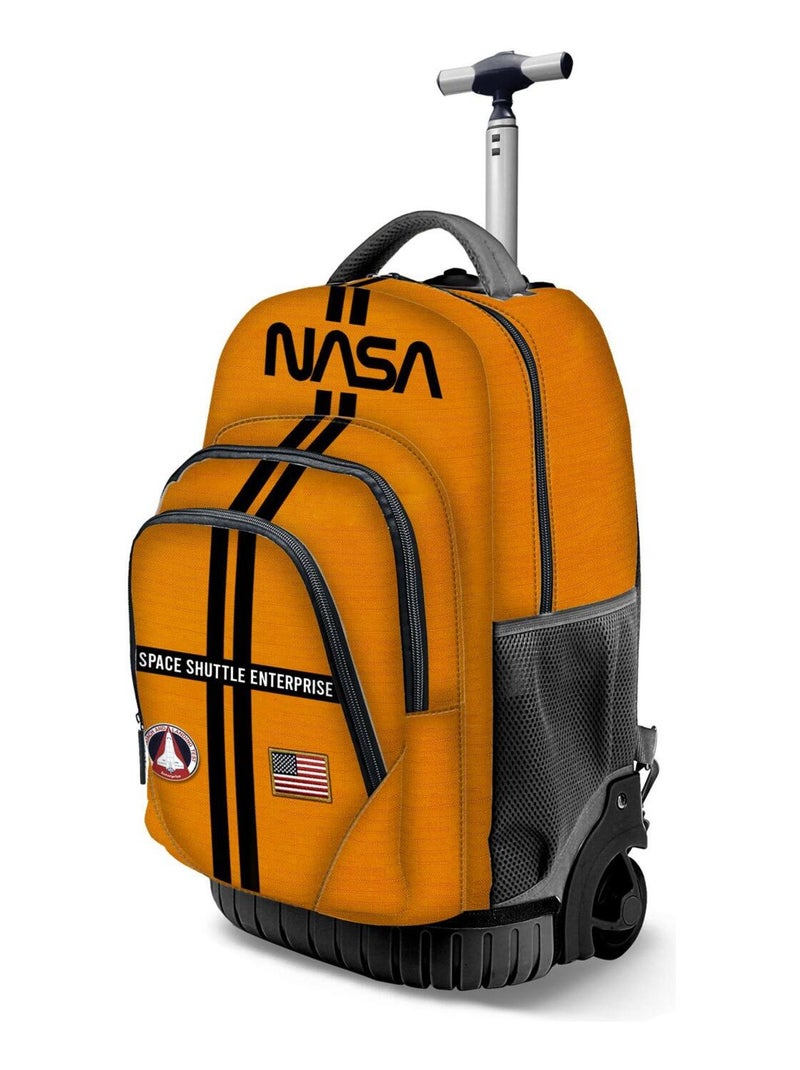 Sac à dos à Roulettes GTS FAN Voyage Avion - Marvel NASA Lines - Orange - 40x20x25cm Orange - Kiabi