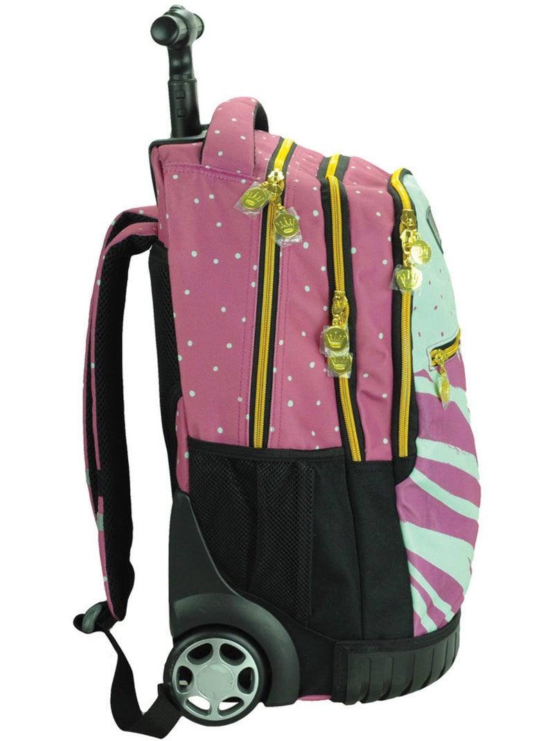 Sac à dos à roulettes 'Hallmark' – Trolley – 48 cm Vert clair - Kiabi