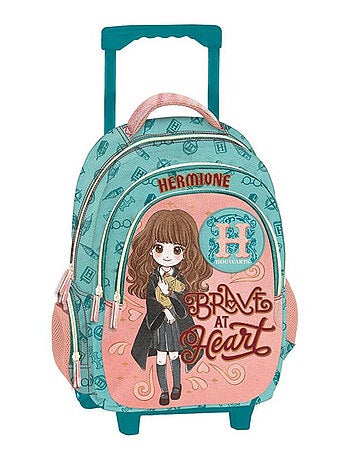 Sac à dos à roulettes Harry Potter Hermione Heart 44 CM - 2 cpt