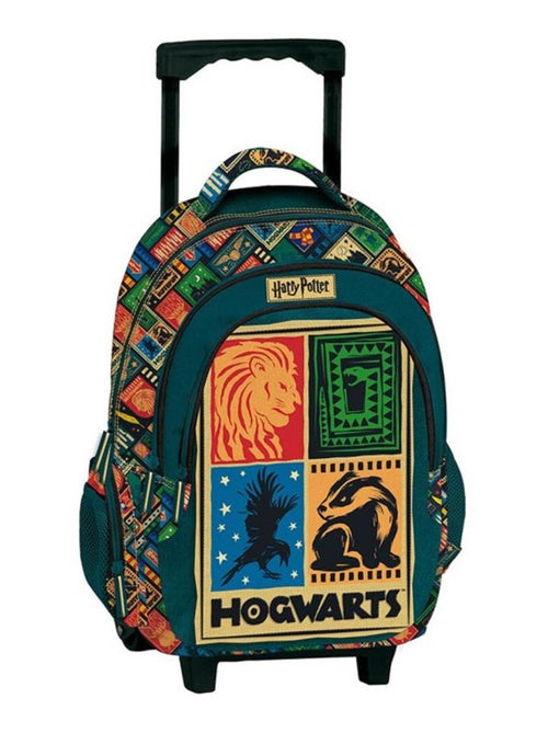 Sac à dos à roulettes Harry Potter Hogwarts Color Block 44 CM - 2 cpt - Kiabi