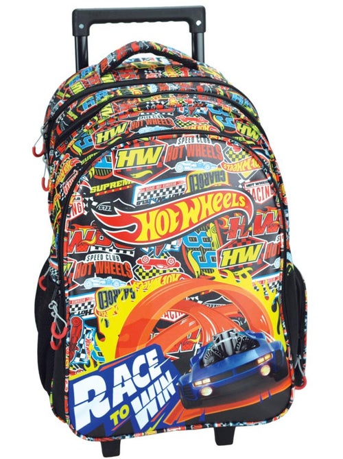 Sac à dos à roulettes 'Hot Wheels' – Race to Win Trolley – 46 cm - Kiabi
