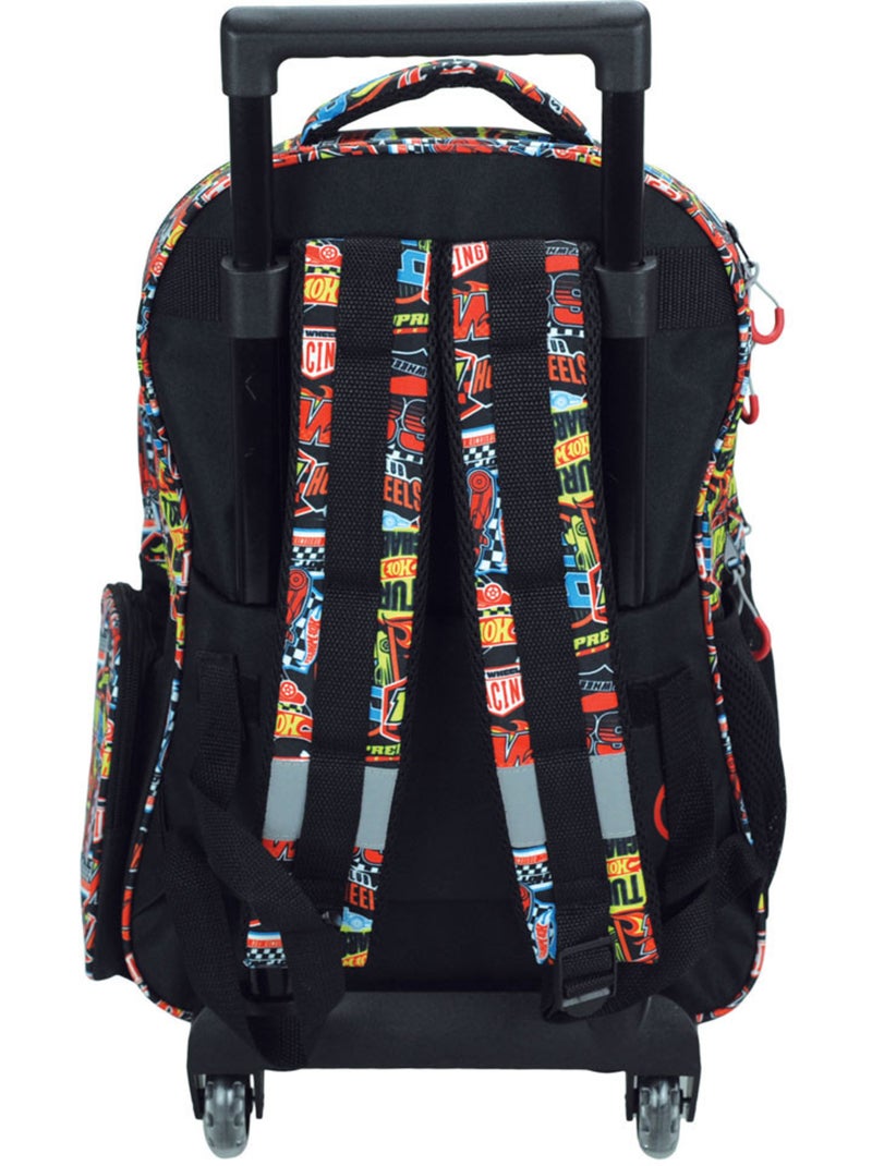 Sac à dos à roulettes 'Hot Wheels' – Race to Win Trolley – 46 cm Multicolore - Kiabi