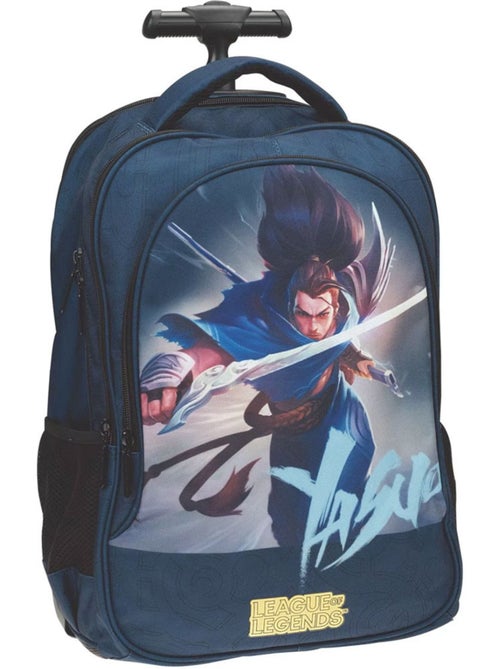 Sac à dos à roulettes imprimé League of Legends Yasuo textile La boutique des toons - Kiabi