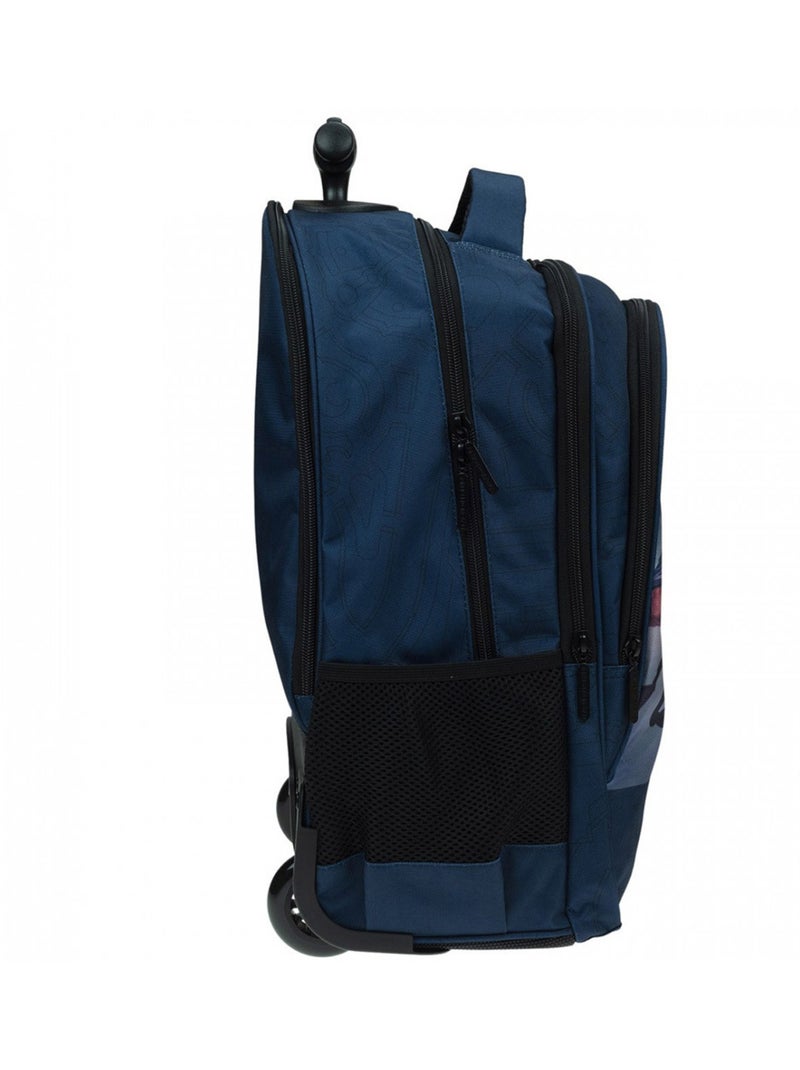 Sac à dos à roulettes imprimé League of Legends Yasuo textile La boutique des toons Bleu marine - Kiabi