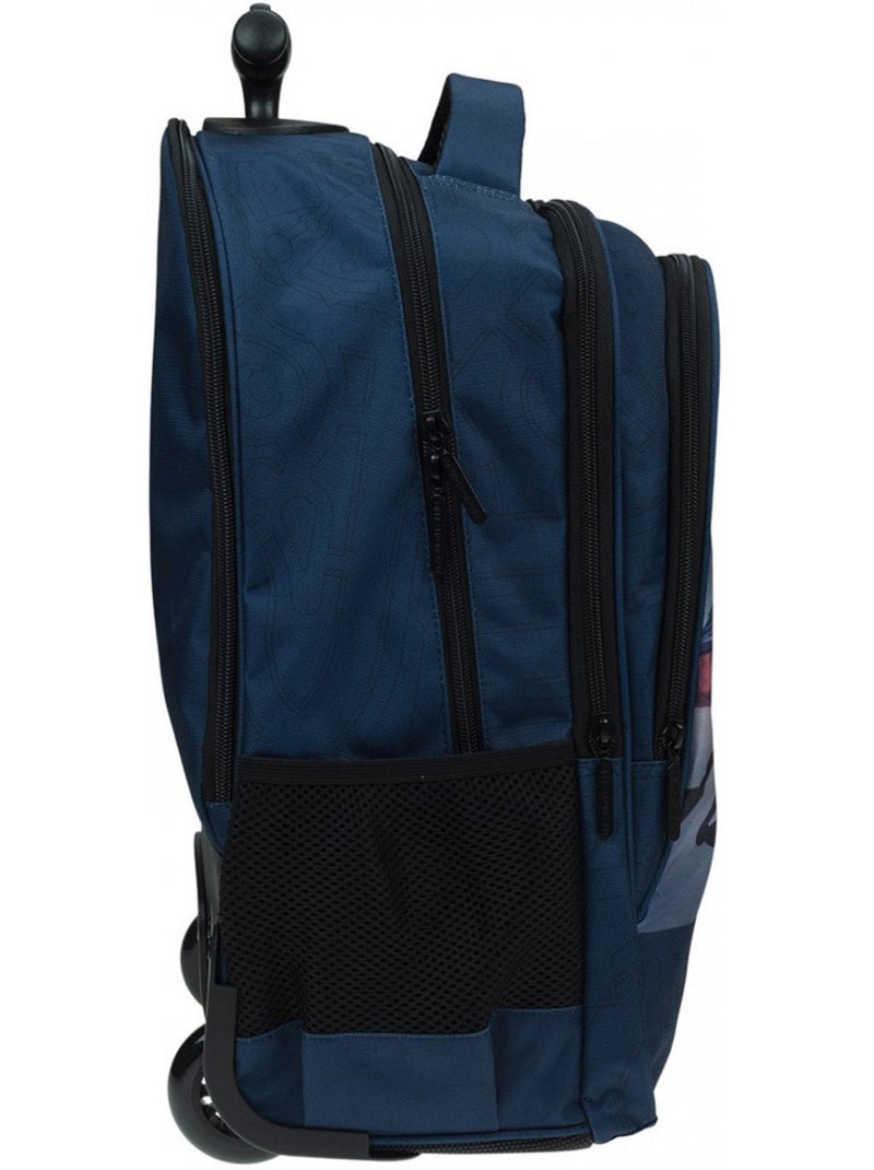 Sac à dos à roulettes imprimé League of Legends Yasuo textile La boutique des toons Bleu marine - Kiabi