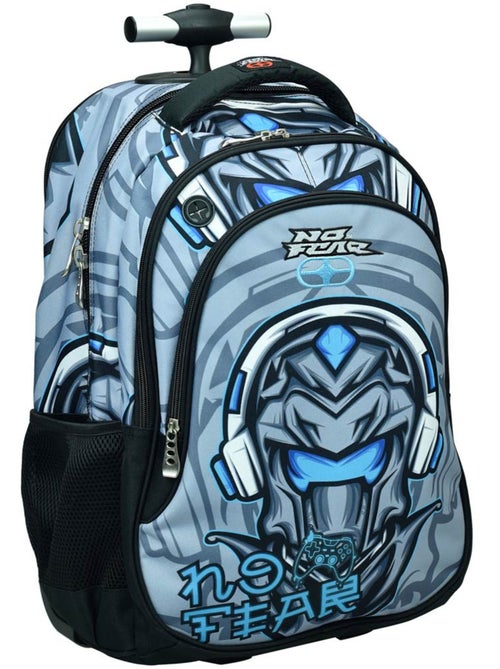 Sac à dos à roulettes imprimé Robot No Fear 48 CM - Kiabi