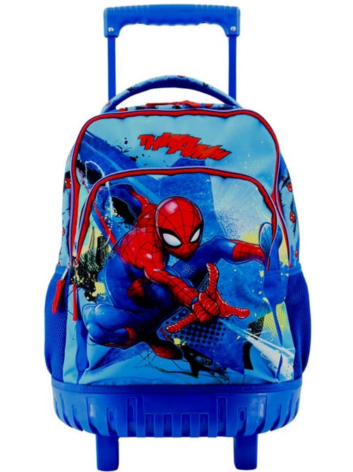 Sac à dos à roulettes imprimé Spiderman en polyester - Spiderman - Kiabi