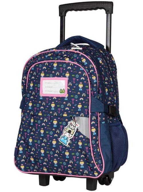 Sac à dos à roulettes KIP 43 cm 2 compartiments avec poignée télescopique - Kiabi Sac à dos à roulettes KIP 43 cm 2 compartiments avec poignée télescopique - Kiabi