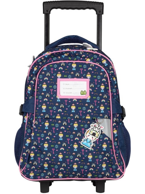 Sac à dos à roulettes KIP 43 cm 2 compartiments avec poignée télescopique - Kiabi Sac à dos à roulettes KIP 43 cm 2 compartiments avec poignée télescopique - Kiabi