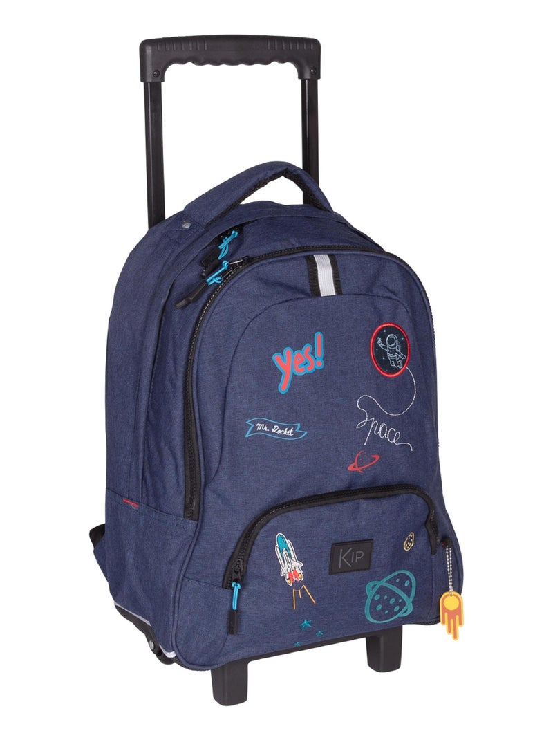 SAC A DOS A ROULETTES KIP MR ROCKET Bleu - Kiabi
