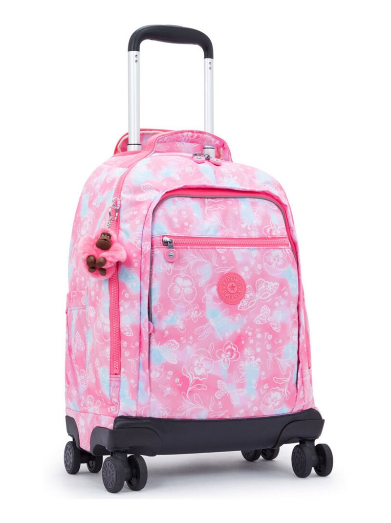 Sac à dos à roulettes Kipling NEW ZEA 50 CM - Haut de gamme (Garden Clouds) Rose - Kiabi