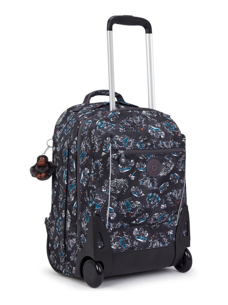 Sac à dos à roulettes Kipling Sari 48 CM (Jungle Fun Race) Multicolore - Kiabi