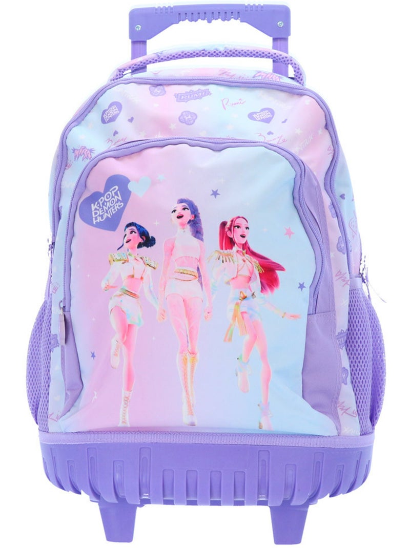 Sac à dos à roulettes – 'KPop Demon Hunters' – Love 43 CM Multicolore - Kiabi