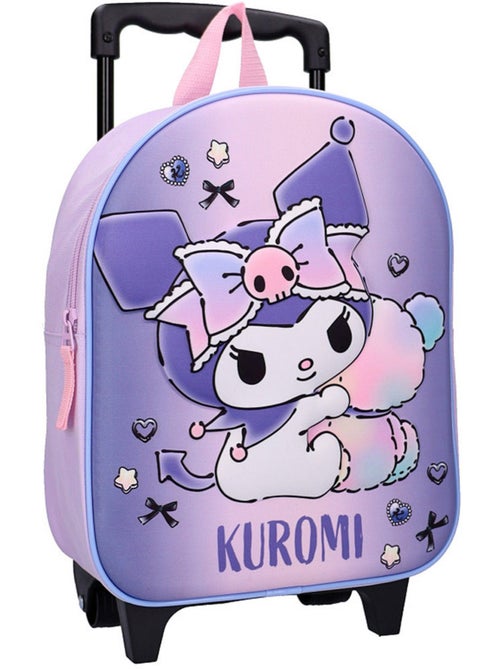 Sac à dos à roulettes – 'Kuromi' – 3D 32 CM maternelle - Kiabi Sac à dos à roulettes – 'Kuromi' – 3D 32 CM maternelle - Kiabi