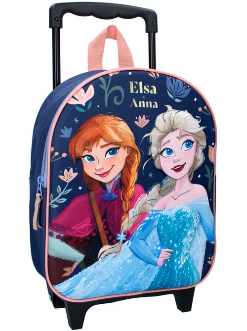 Sac à dos à roulettes 'La Reine des Neiges' Elsa 3D – 32 cm - Kiabi