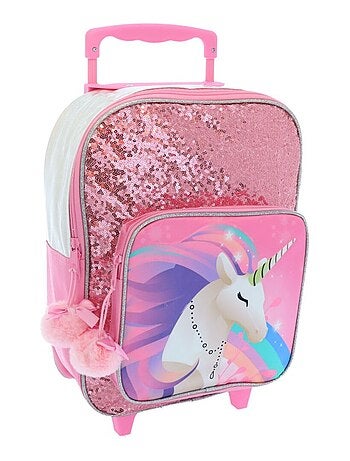 Sac à dos à roulettes Licorne - Design girly - JCB