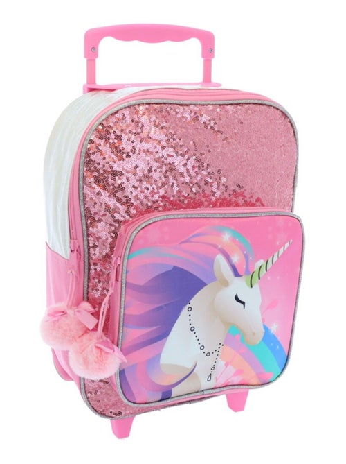 Sac à dos à roulettes Licorne - Design girly - JCB - Kiabi
