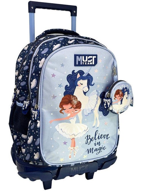 Sac à dos à roulettes licorne et ballerine 45 cm - La boutique des toons - Kiabi