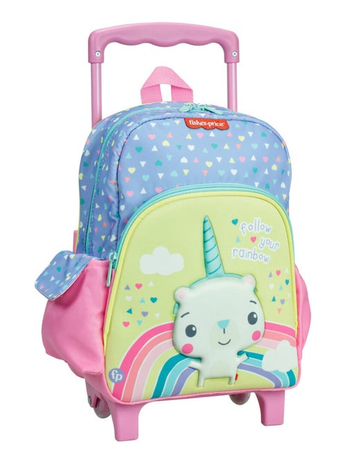 Sac à dos à roulettes Licorne Fisher Price 30 CM Maternelle - Kiabi