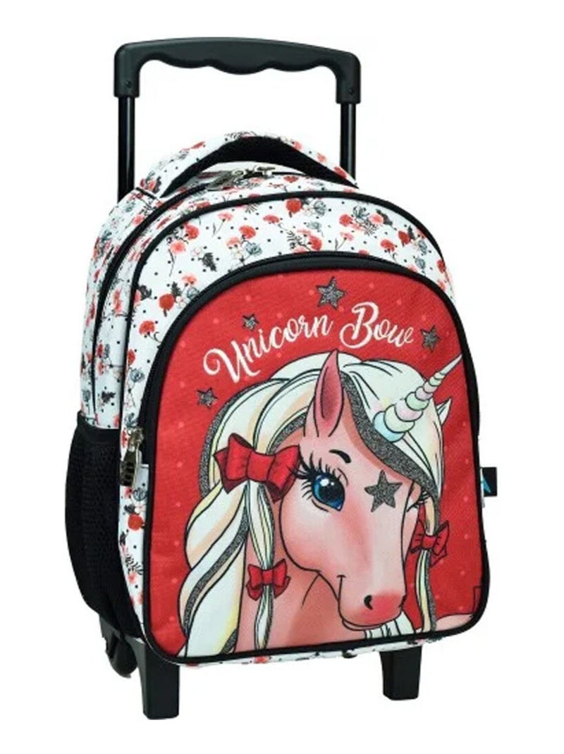 Sac à dos à roulettes Licorne Love 31 CM GRM Trolley