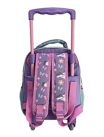 Sac à dos à roulettes Licorne polyester - Must Lovely Trolley