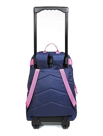 Sac à dos à roulettes Lililou Chat Bleu marine Bagtrotter