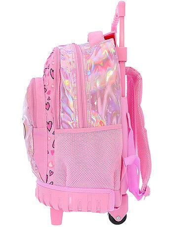 Sac à dos à roulettes Lilo et Stitch 43 cm à 2 compartiments zippés