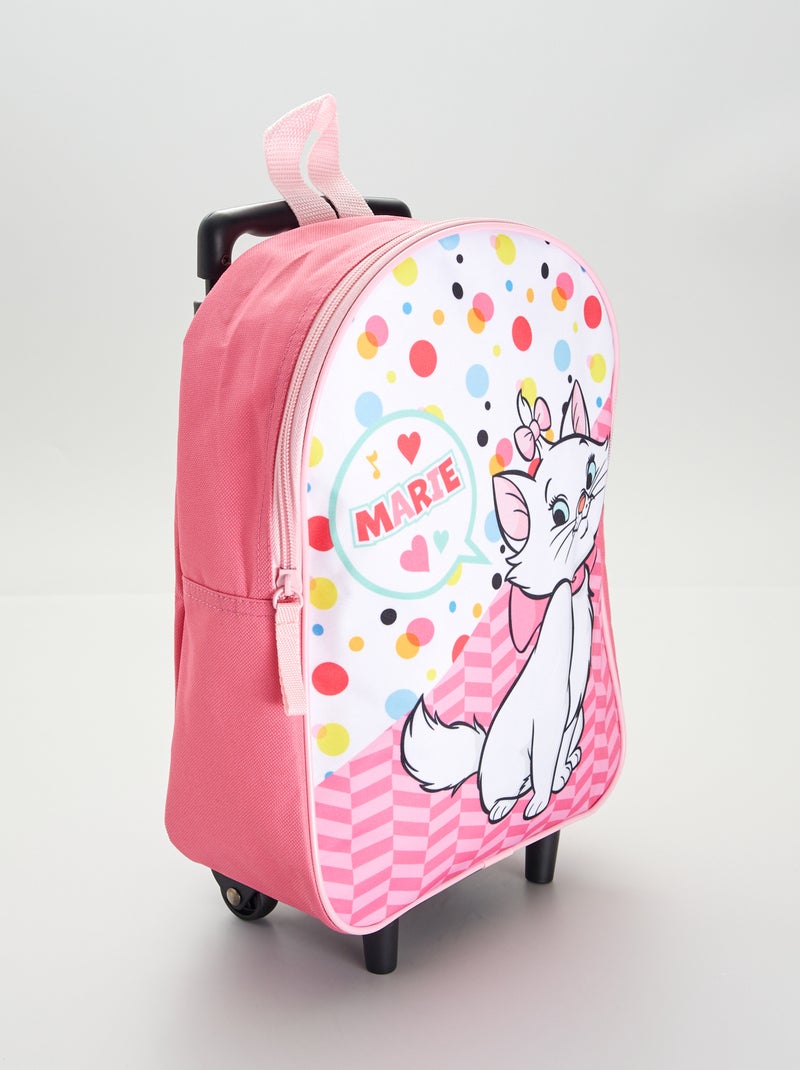 Sac à dos à roulettes 'Marie' Rose - Kiabi