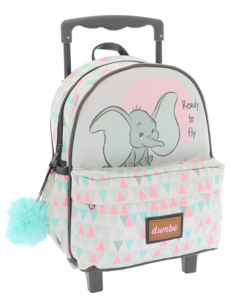 Sac à dos à roulettes maternelle - Disney Dumbo Fly - Compact Multicolore - Kiabi