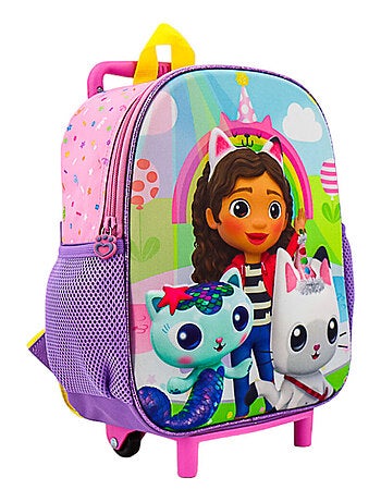 Sac à dos à roulettes maternelle - Gabby et la Maison Magique - Jacob Company
