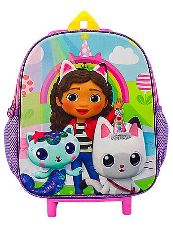 Sac à dos à roulettes maternelle - Gabby et la Maison Magique - Jacob Company