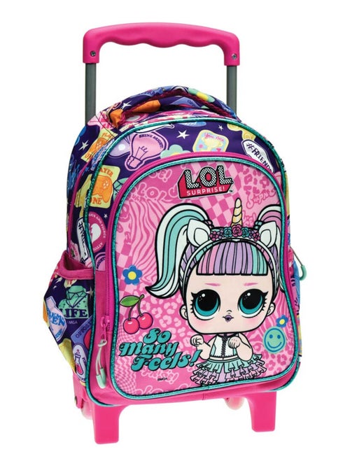 Sac à dos à roulettes maternelle - Imprimé Licorne - LOL Surprise - Kiabi