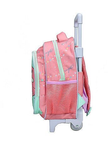 Sac à dos à roulettes maternelle - Licence Disney Princess Ariel - Compact