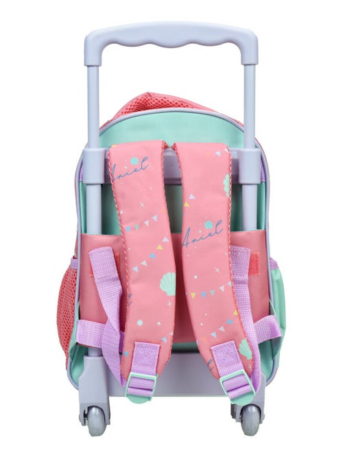 Sac à dos à roulettes maternelle - Licence Disney Princess Ariel - Compact - Kiabi