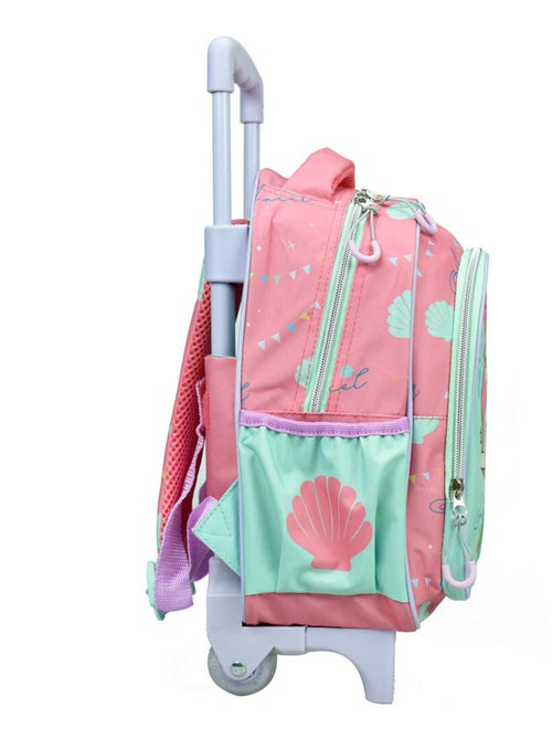 Sac à dos à roulettes maternelle - Licence Disney Princess Ariel - Compact - Kiabi