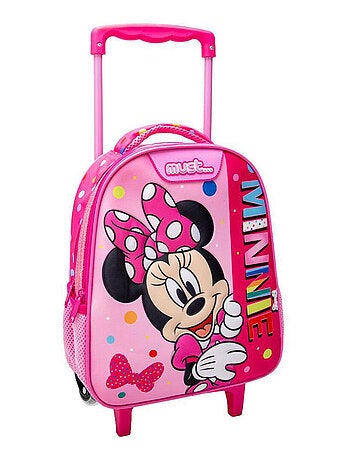 Sac à dos à roulettes maternelle - Minnie - Must