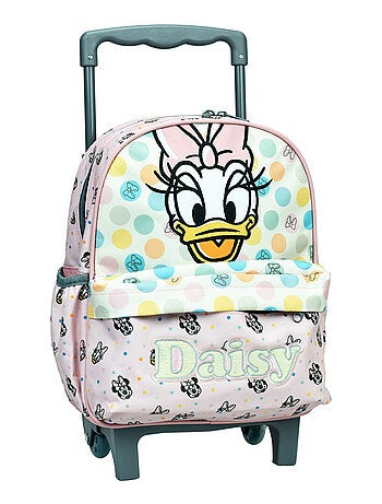 Sac à dos à roulettes maternelle - Minnie Daisy Friends - Pratique