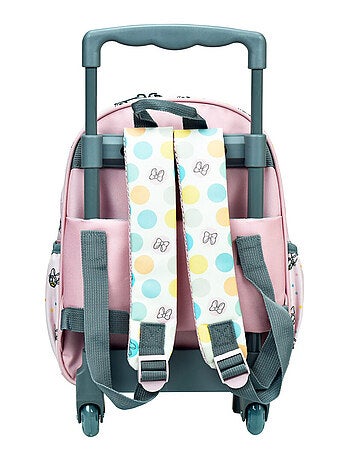Sac à dos à roulettes maternelle - Minnie Daisy Friends - Pratique