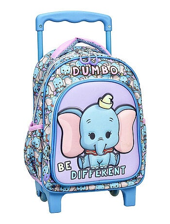 Sac à dos à roulettes maternelle - Motif Dumbo - Be Different