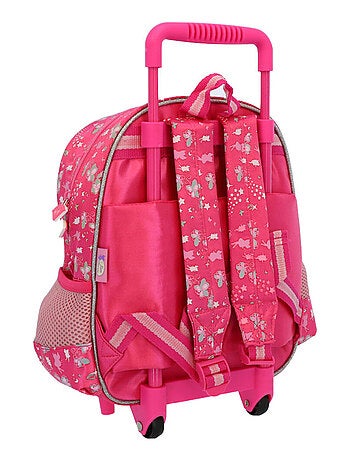 Sac à dos à roulettes maternelle - Princesse Fairies - Fille