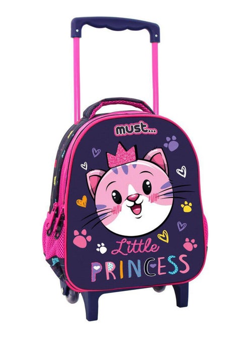 Sac à dos à roulettes maternelle Chat Little Princess - Trolley - Compact - Little Princess - Kiabi