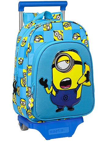 Sac à Dos à Roulettes Maternelle Minions Banane 34 CM