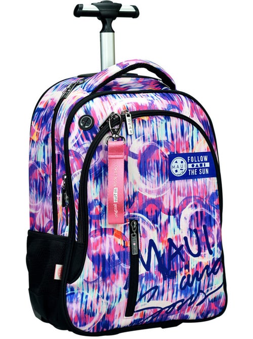 Sac à dos à roulettes 'maui & sons' – follow the sun – 48 cm - Kiabi