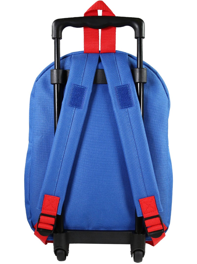 Sac à dos à roulettes Mickey Bleu - Bagtrotter Bleu - Kiabi