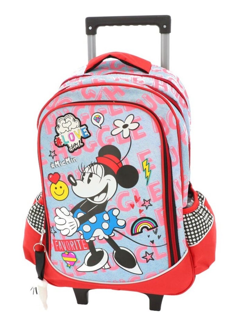 Sac à dos à roulettes Minnie Love- Disney Multicolore - Kiabi