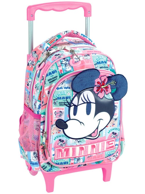 Sac à dos à roulettes Minnie Mouse collage 4 roues 30 cm avec poignée - Kiabi Sac à dos à roulettes Minnie Mouse collage 4 roues 30 cm avec poignée - Kiabi