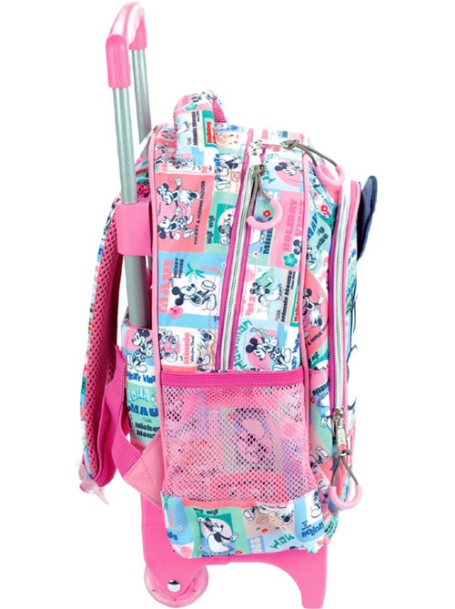 Sac à dos à roulettes Minnie Mouse collage 4 roues 30 cm avec poignée - Kiabi Sac à dos à roulettes Minnie Mouse collage 4 roues 30 cm avec poignée - Kiabi