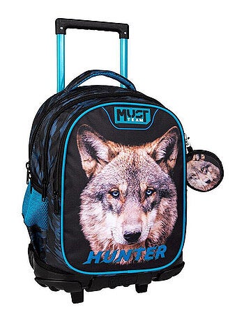 Sac à dos à roulettes must loup hunter 45 cm