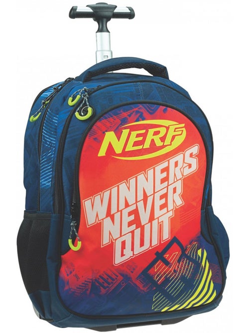 Sac à dos à roulettes NERF 46 cm avec poignée télescopique matelassée - Kiabi Sac à dos à roulettes NERF 46 cm avec poignée télescopique matelassée - Kiabi