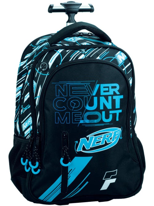 Sac à dos à roulettes – Never Count Me – 48 cm – Nerf - Kiabi